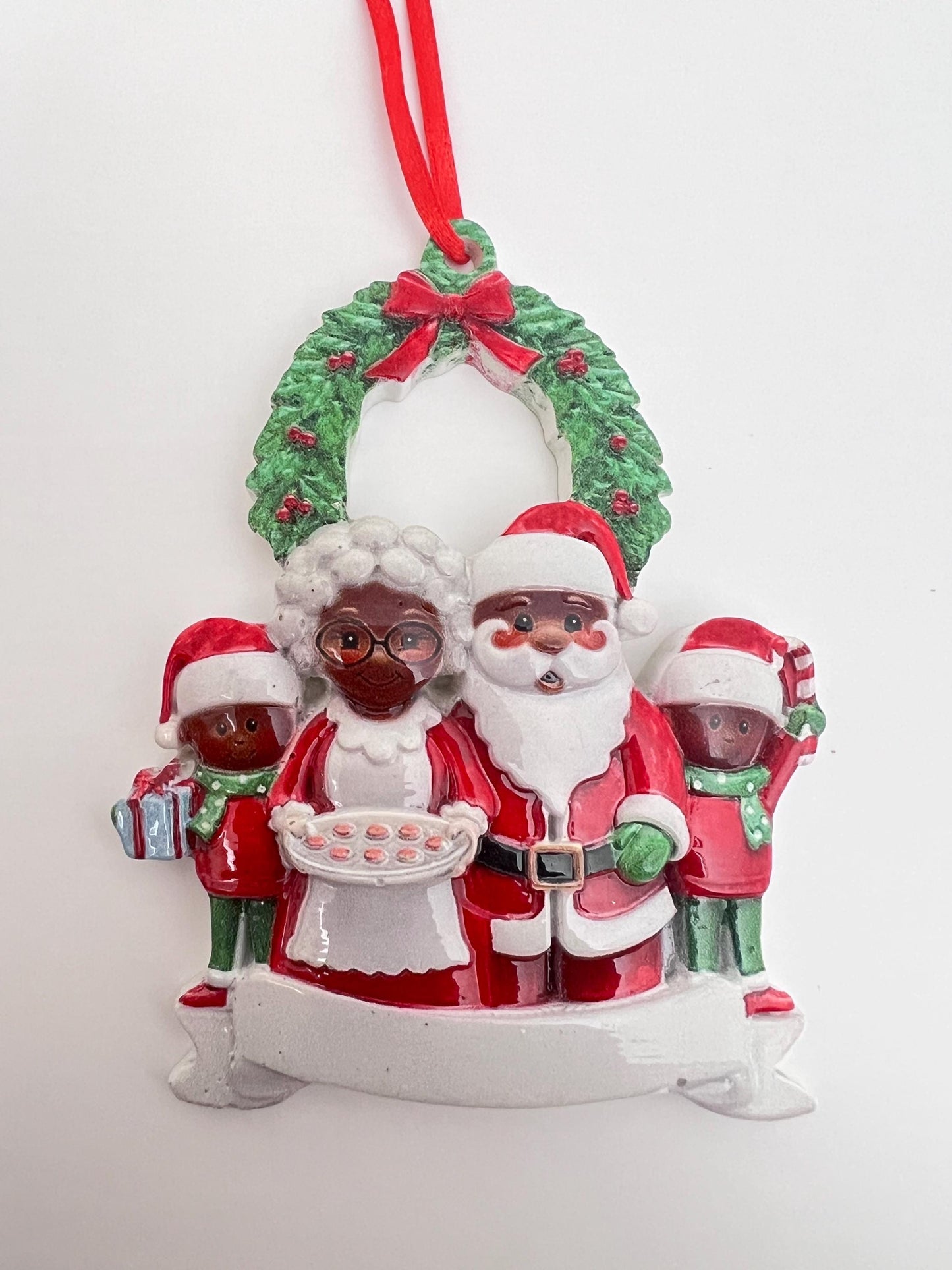 Christmas Tree Ornament - Family of 4