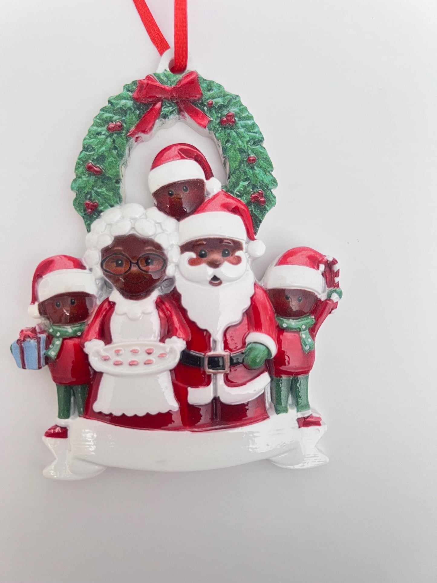 Christmas Tree Ornament - Family of 5